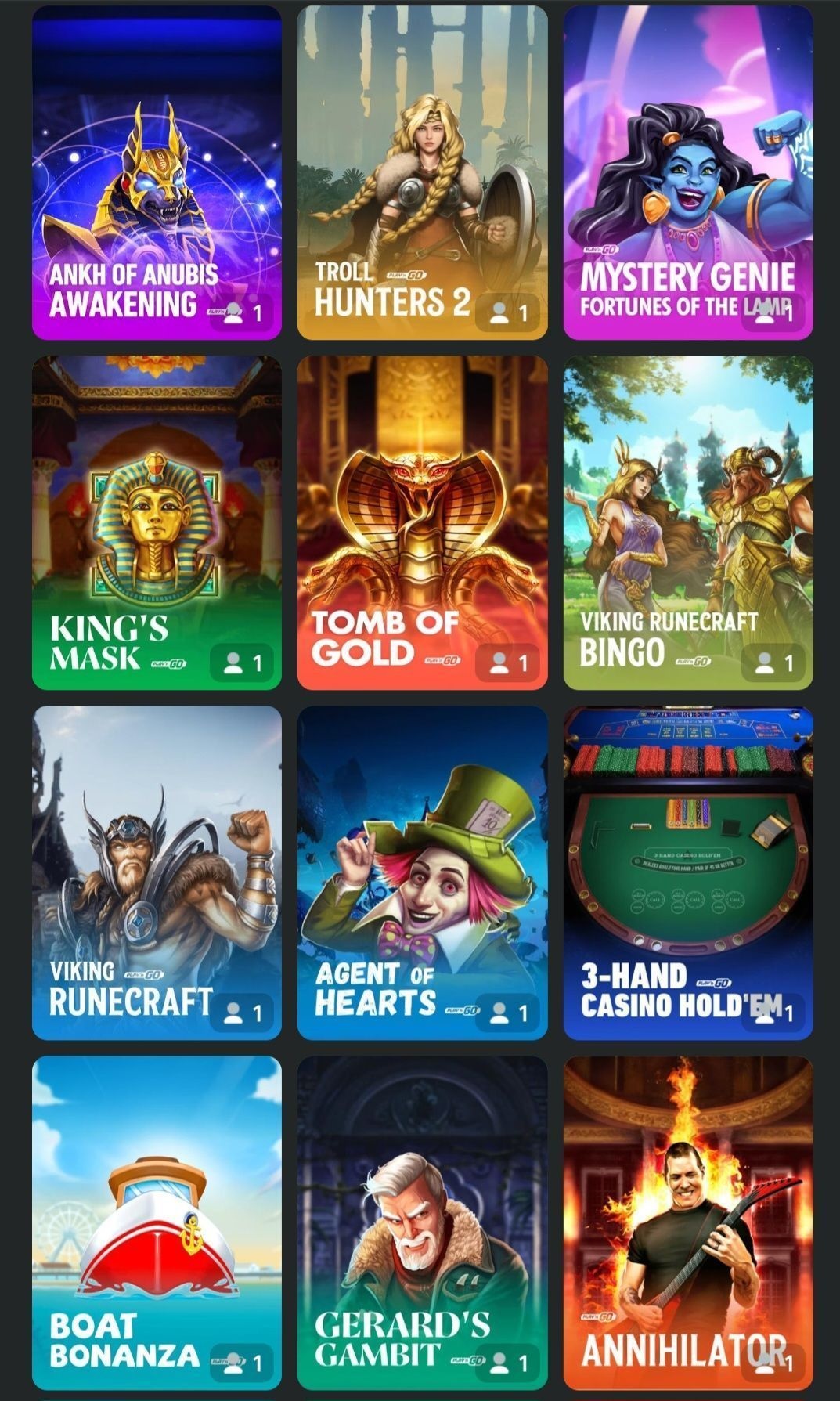 UpTownPokiesCasino game